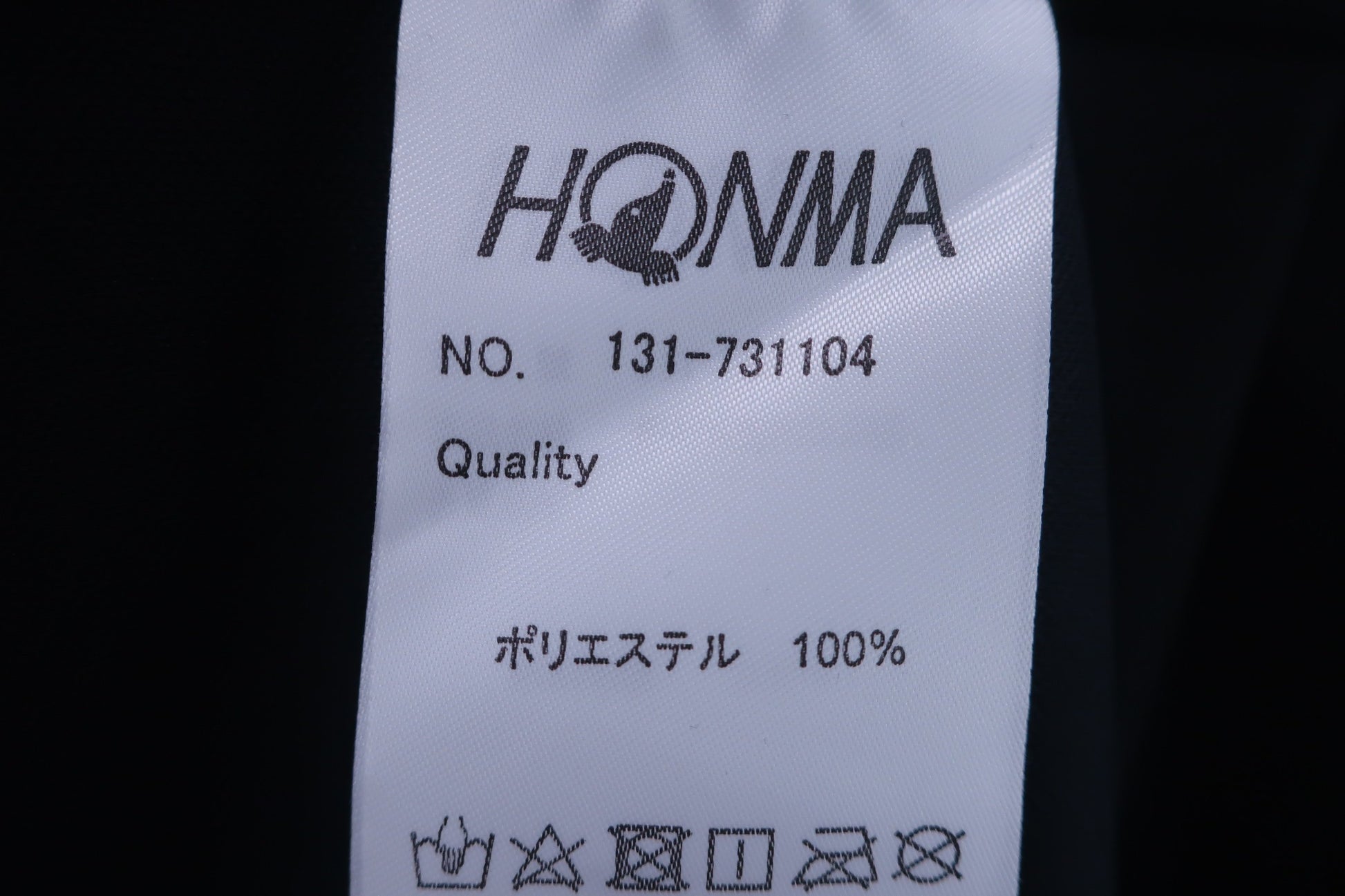HONMA GOLF(本間ゴルフ) ポロシャツ 黒白 メンズ XL A-5