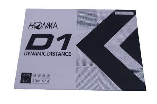 HONMA GOLF(本間ゴルフ) ゴルフボール 白 1ダース D1 DYNAMIC DISTANCE N-1