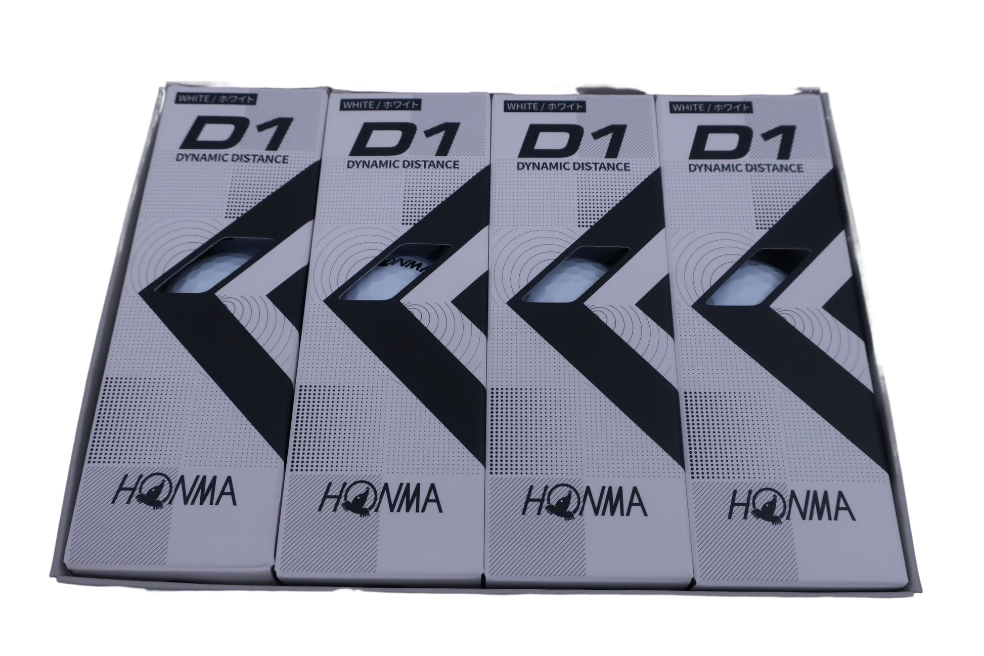 HONMA GOLF(本間ゴルフ) ゴルフボール 白 1ダース D1 DYNAMIC DISTANCE N-2