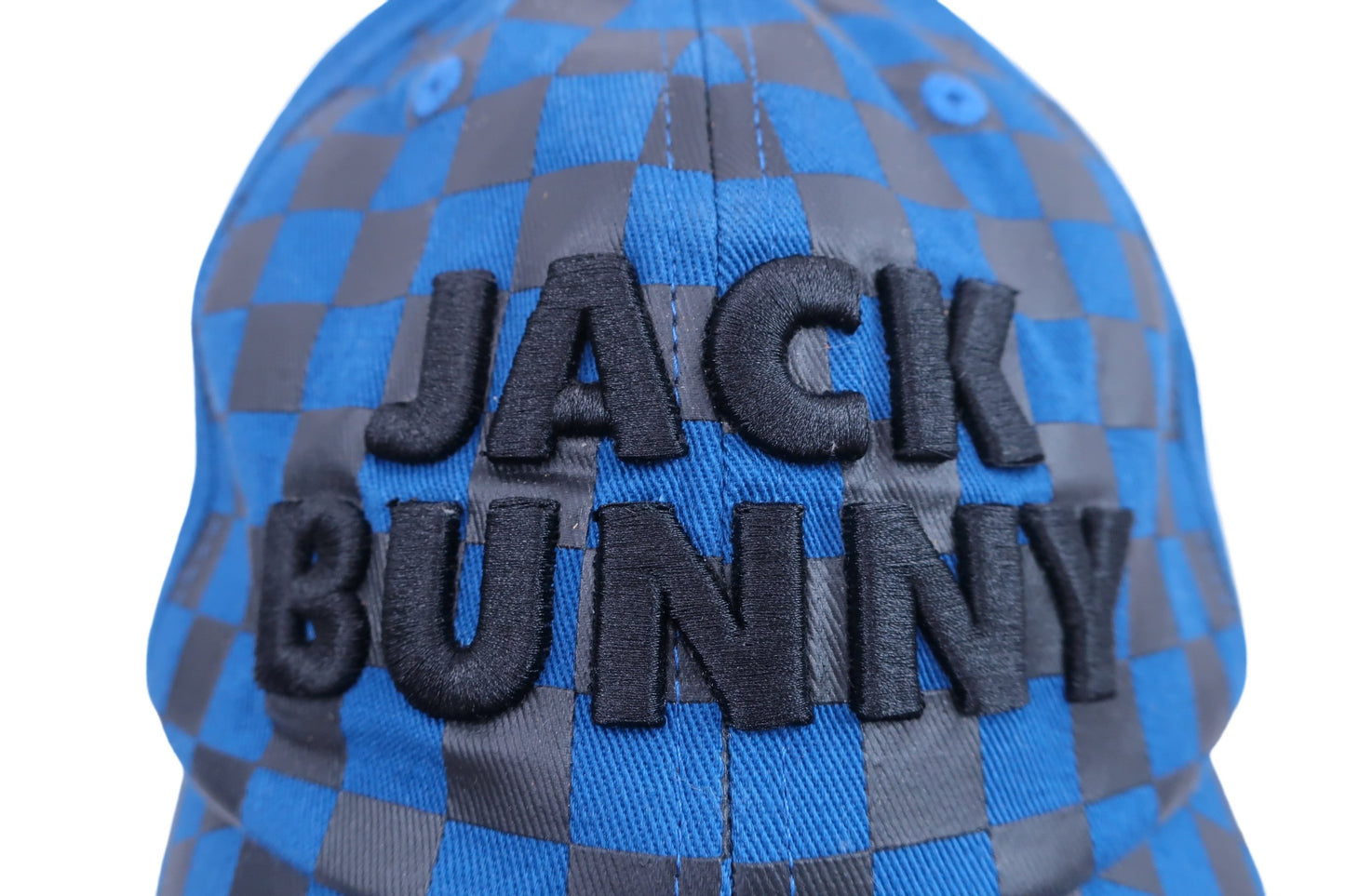 Jack Bunny(ジャックバニー) キャップ 青黒市松模様 レディース フリーサイズ 262-0187440 A-2