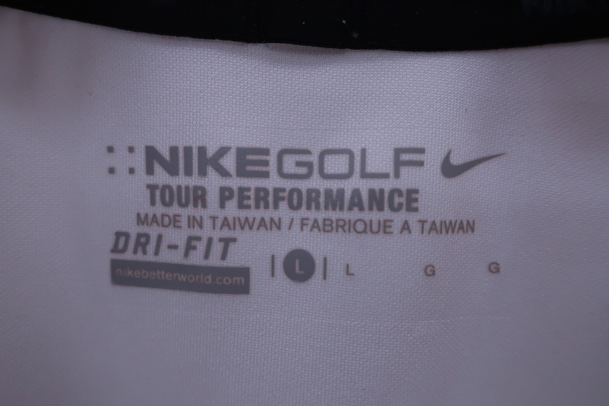NIKE GOLF(ナイキゴルフ) ポロシャツ 白 メンズ L A-4