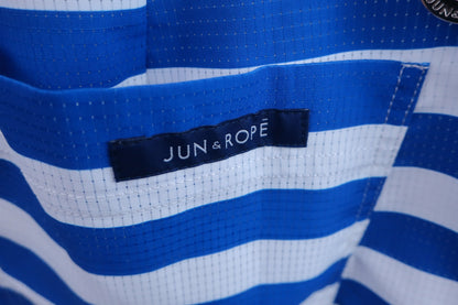 Jun and Rope(ジュン アンド ロペ) ワンピース 白青 レディース L S-5
