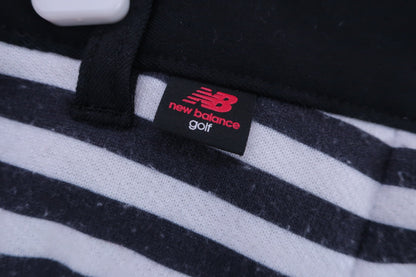 New Balance golf(ニューバランスゴルフ) ショートパンツ 白黒ボーダー レディース 1 012-7238501 C-5