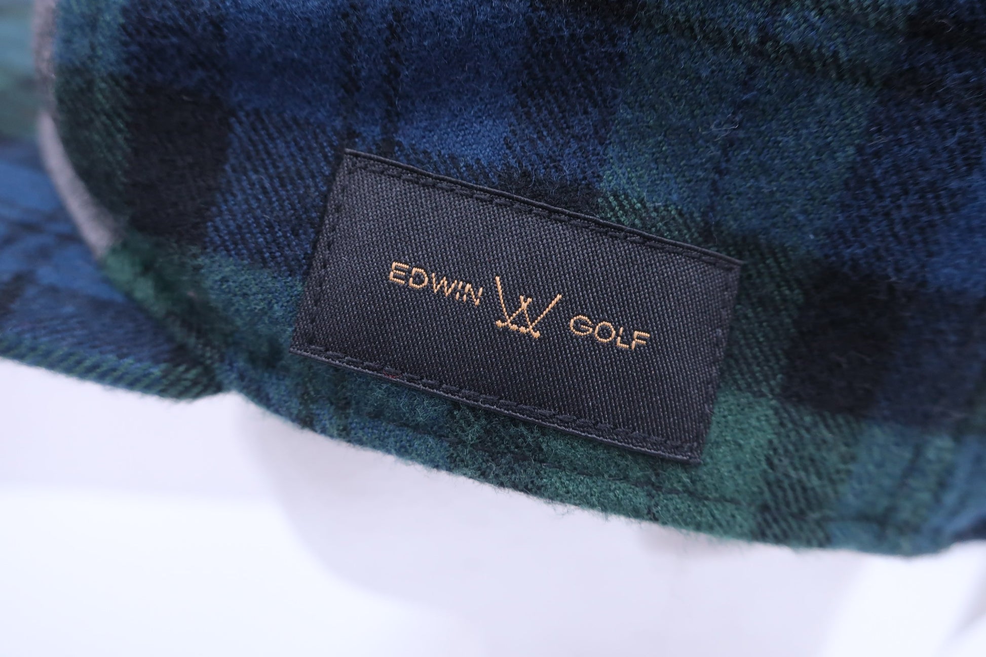 EDWIN GOLF(エドウィンゴルフ) キャップ 緑チェック メンズ フリーサイズ A-3