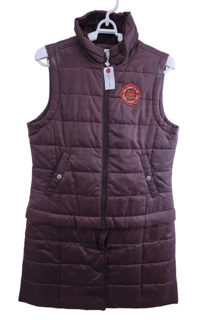 marie claire sport(マリ・クレール・スポーツ) ダウンワンピース ブラウン レディース M B-1