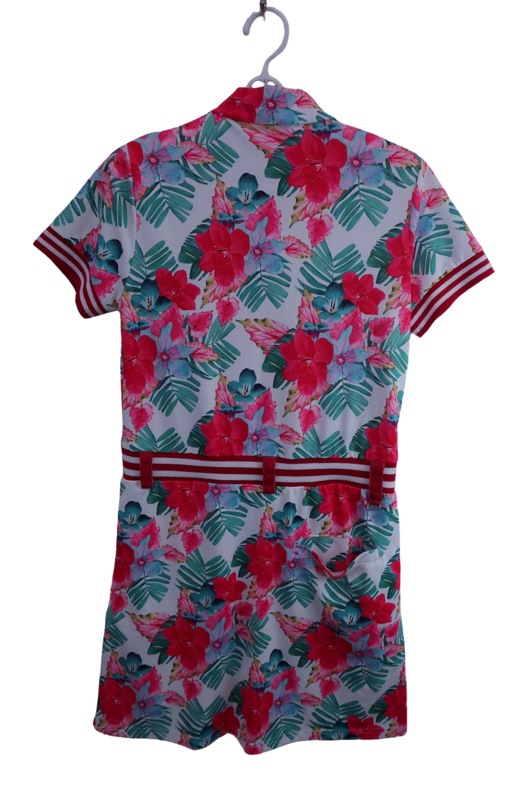 KISS ON THE GREEN(キスオンザグリーン) ワンピース 赤花柄 レディース 2 A-3