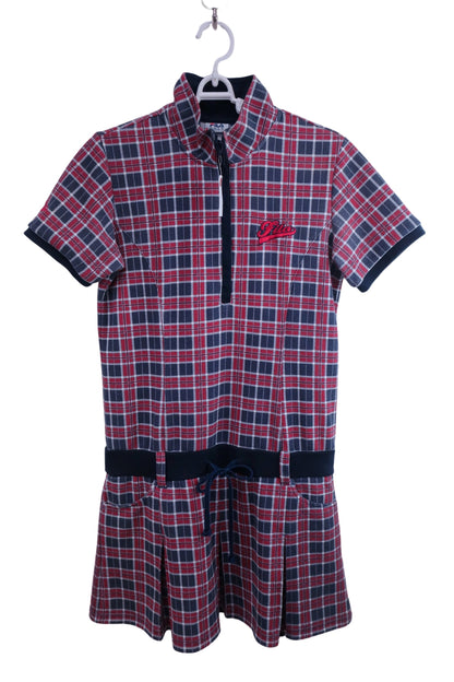 FILA GOLF(フィラゴルフ) ワンピース 赤チェック レディース L A-1