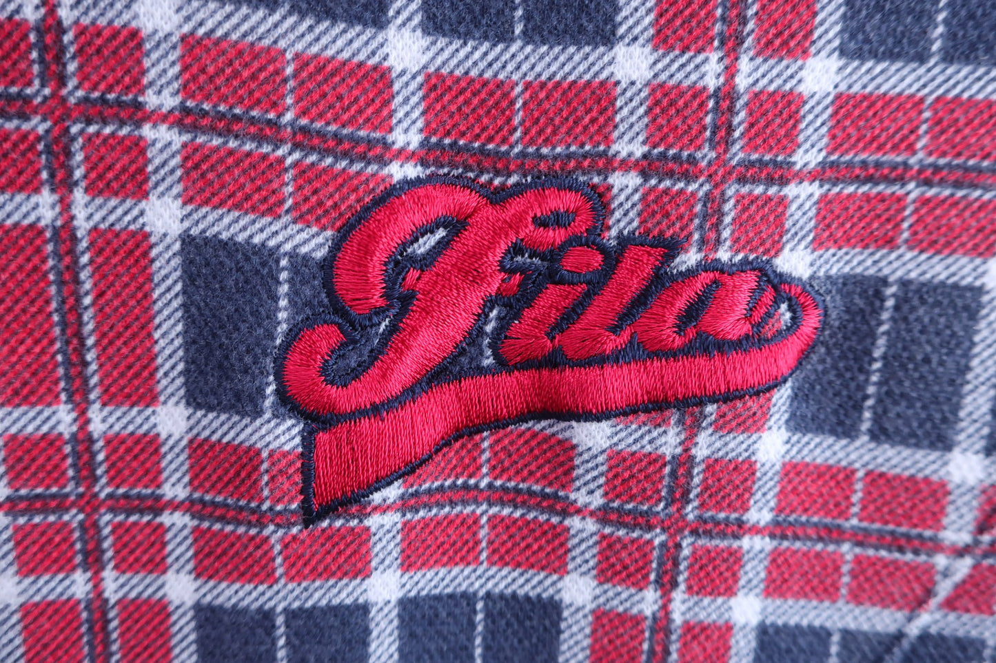 FILA GOLF(フィラゴルフ) ワンピース 赤チェック レディース L A-2