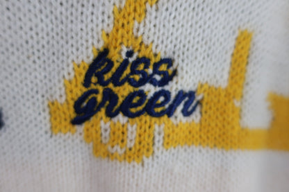 KISS ON THE GREEN(キスオンザグリーン) セーター 白黄色紺 レディース A-2