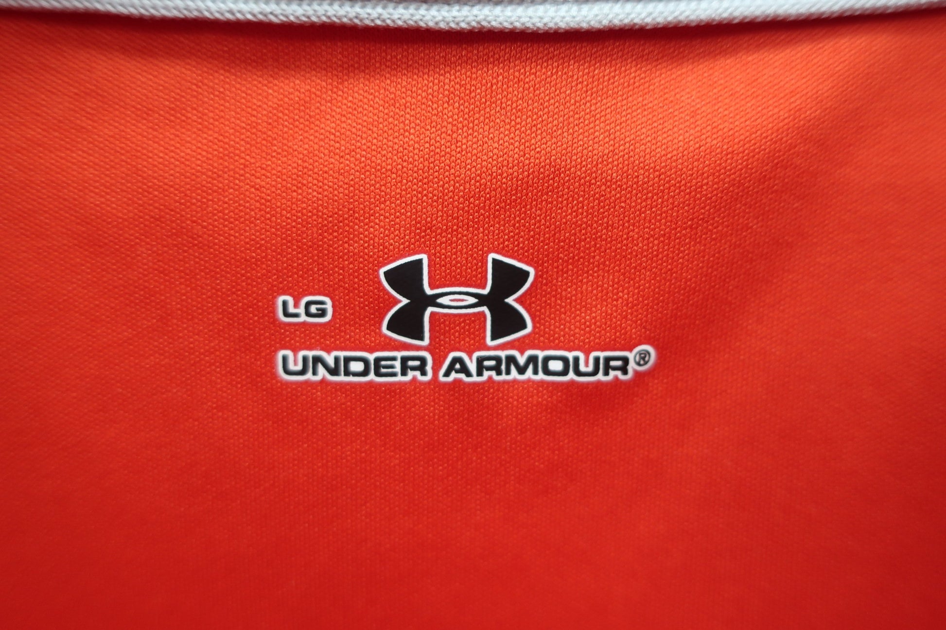 UNDER ARMOUR(アンダーアーマー) 半袖ハーフジップシャツ オレンジ メンズ LG A-3