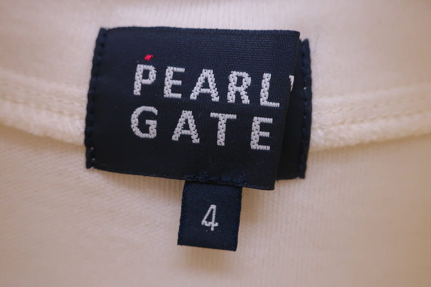 PEARLY GATES(パーリーゲイツ) 長袖ハーフジップシャツ 白 メンズ 4 053-162005 A-3