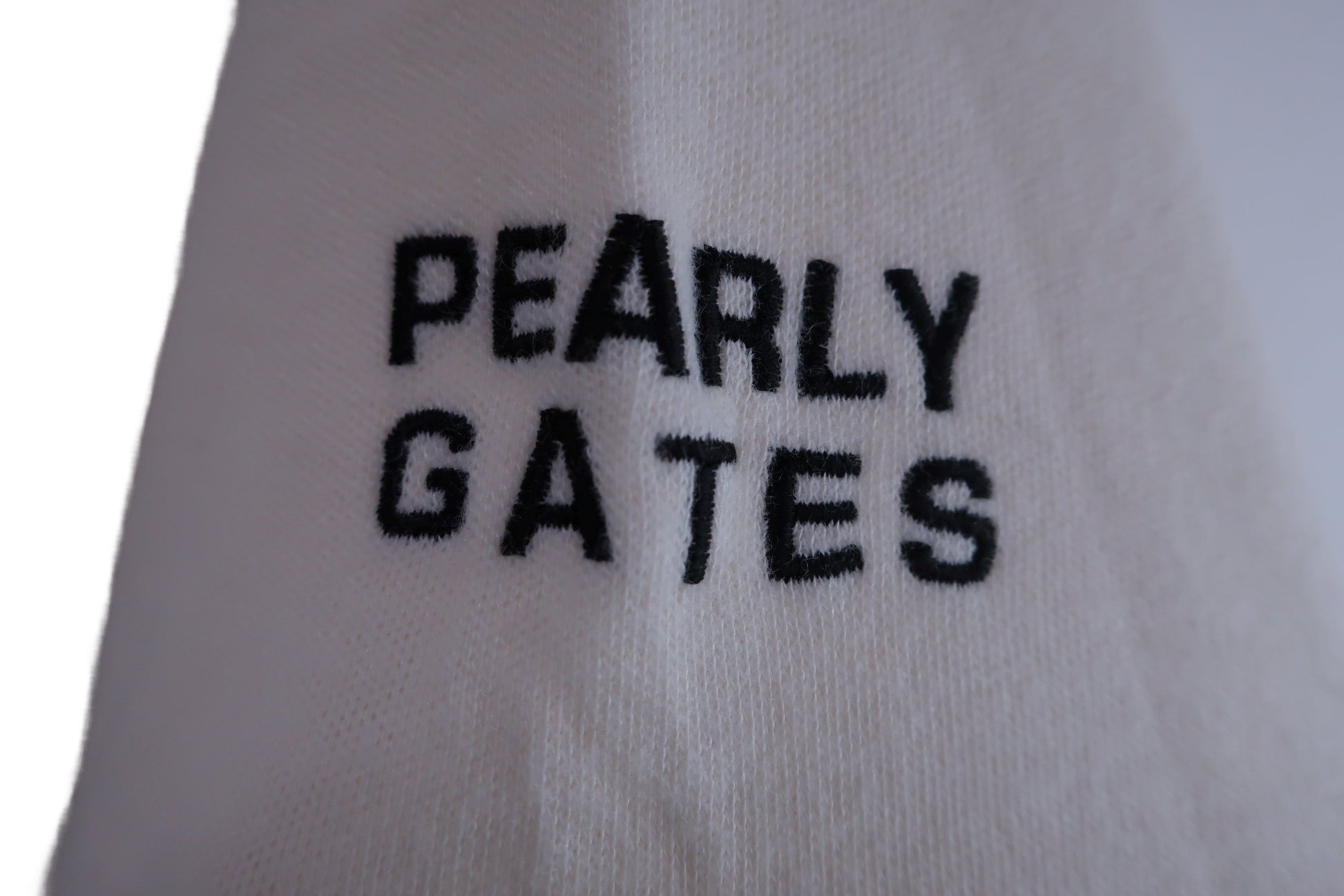 PEARLY GATES(パーリーゲイツ) 長袖ハーフジップシャツ 白 メンズ 4 053-162005 A-4