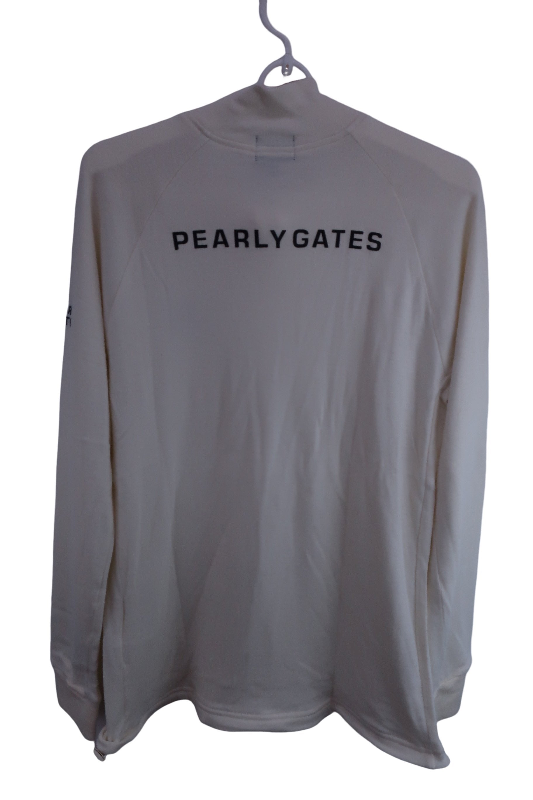 PEARLY GATES(パーリーゲイツ) 長袖ハーフジップシャツ 白 メンズ 4 053-162005 A-5