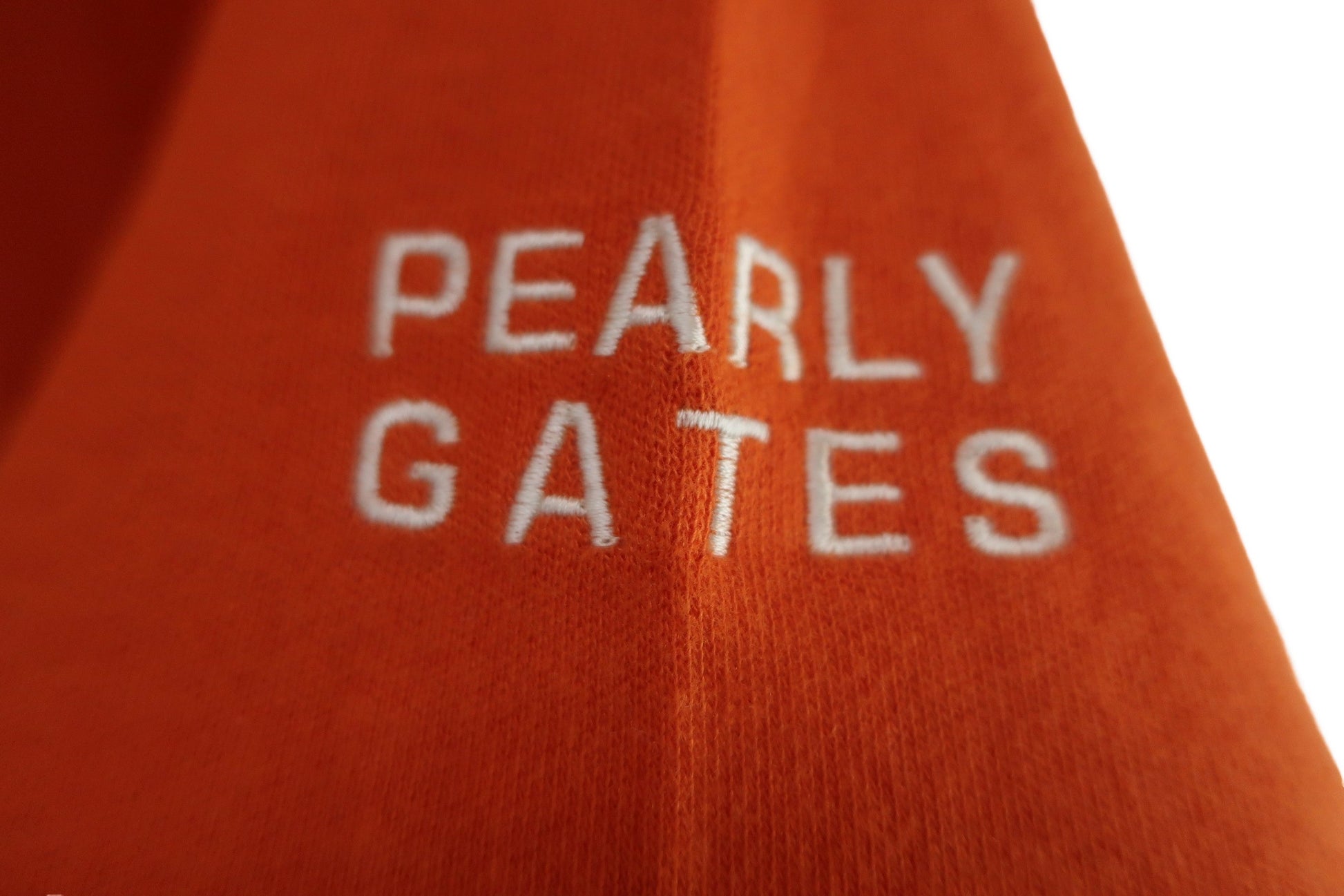 PEARLY GATES(パーリーゲイツ) 長袖ハーフジップシャツ オレンジ メンズ 4 053-162005 A-3