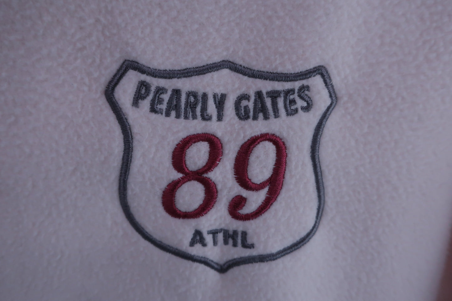 PEARLY GATES(パーリーゲイツ) 長袖ハーフジップボアトレーナー 白 メンズ 4 053-241011 A-2