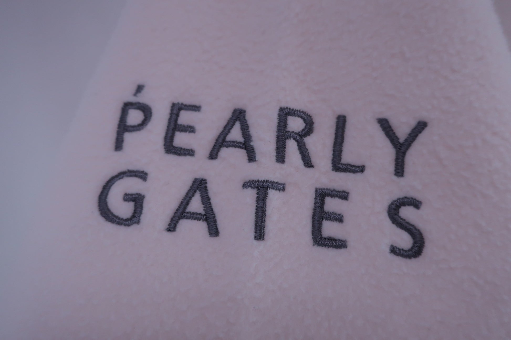 PEARLY GATES(パーリーゲイツ) 長袖ハーフジップボアトレーナー 白 メンズ 4 053-241011 A-3