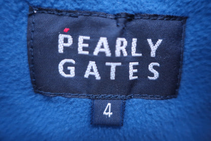 PEARLY GATES(パーリーゲイツ) 長袖ハーフジップボアトレーナー 白 メンズ 4 053-241011 A-4