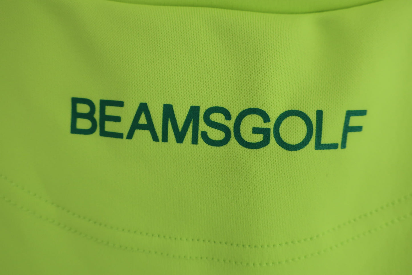 BEAMS GOLF(ビームスゴルフ) 半袖モックネックシャツ 黄色 メンズ M S-5