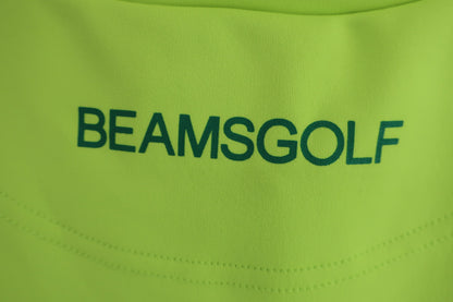 BEAMS GOLF(ビームスゴルフ) 半袖モックネックシャツ 黄色 メンズ M S-5