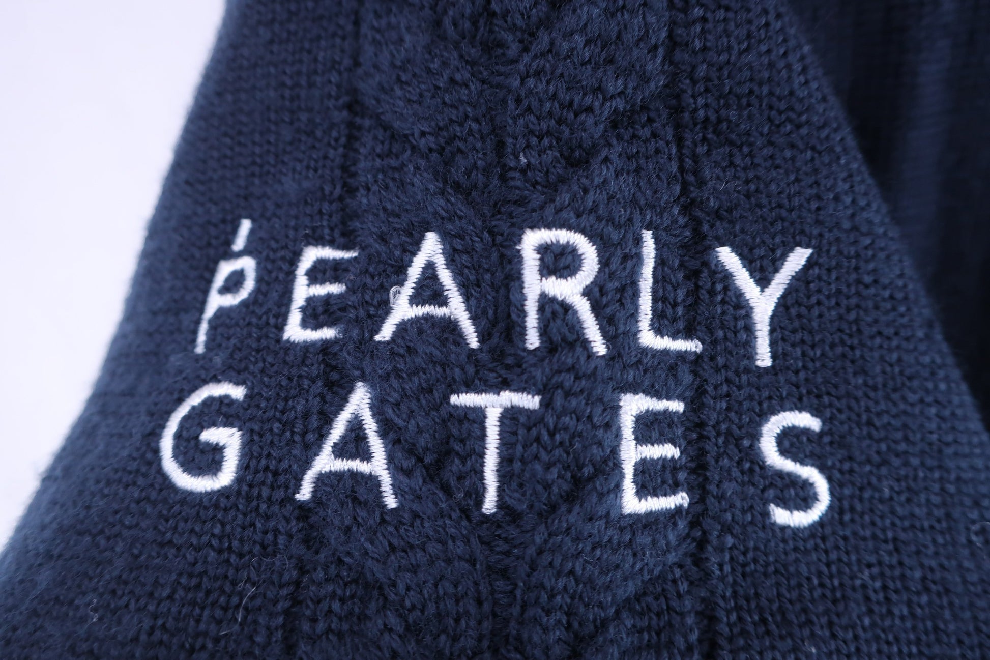 PEARLY GATES(パーリーゲイツ) セーター 紺青チェック メンズ 4 053-7270007 A-7