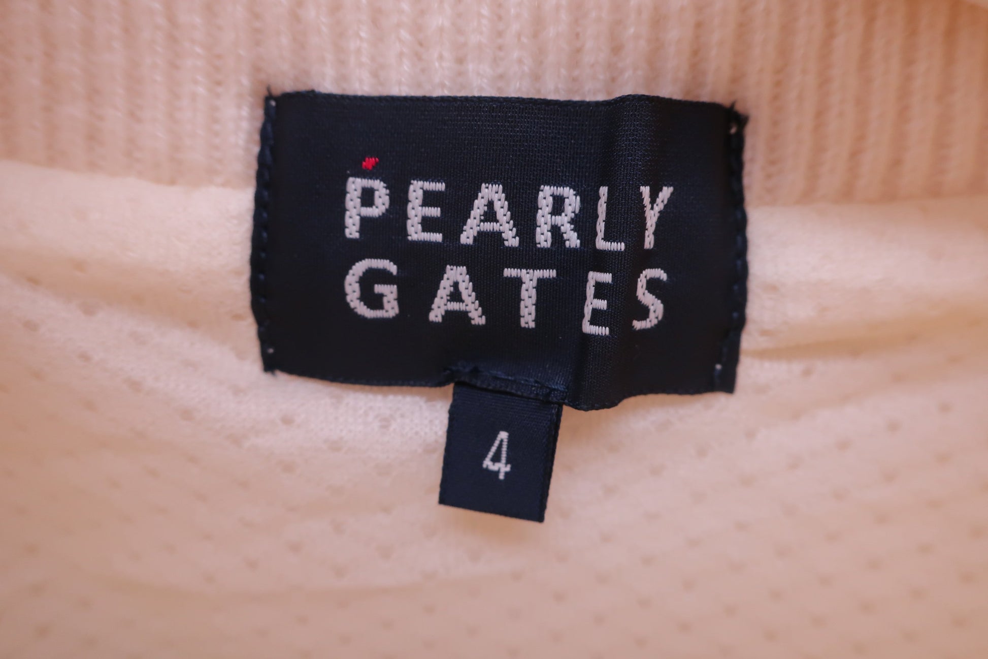 PEARLY GATES(パーリーゲイツ) フルジップセーター 白 メンズ 4 053-172030 B-4