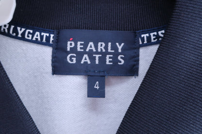 PEARLY GATES(パーリーゲイツ) ブルゾン ネイビー白星柄 メンズ 4 053-8262121 B-3