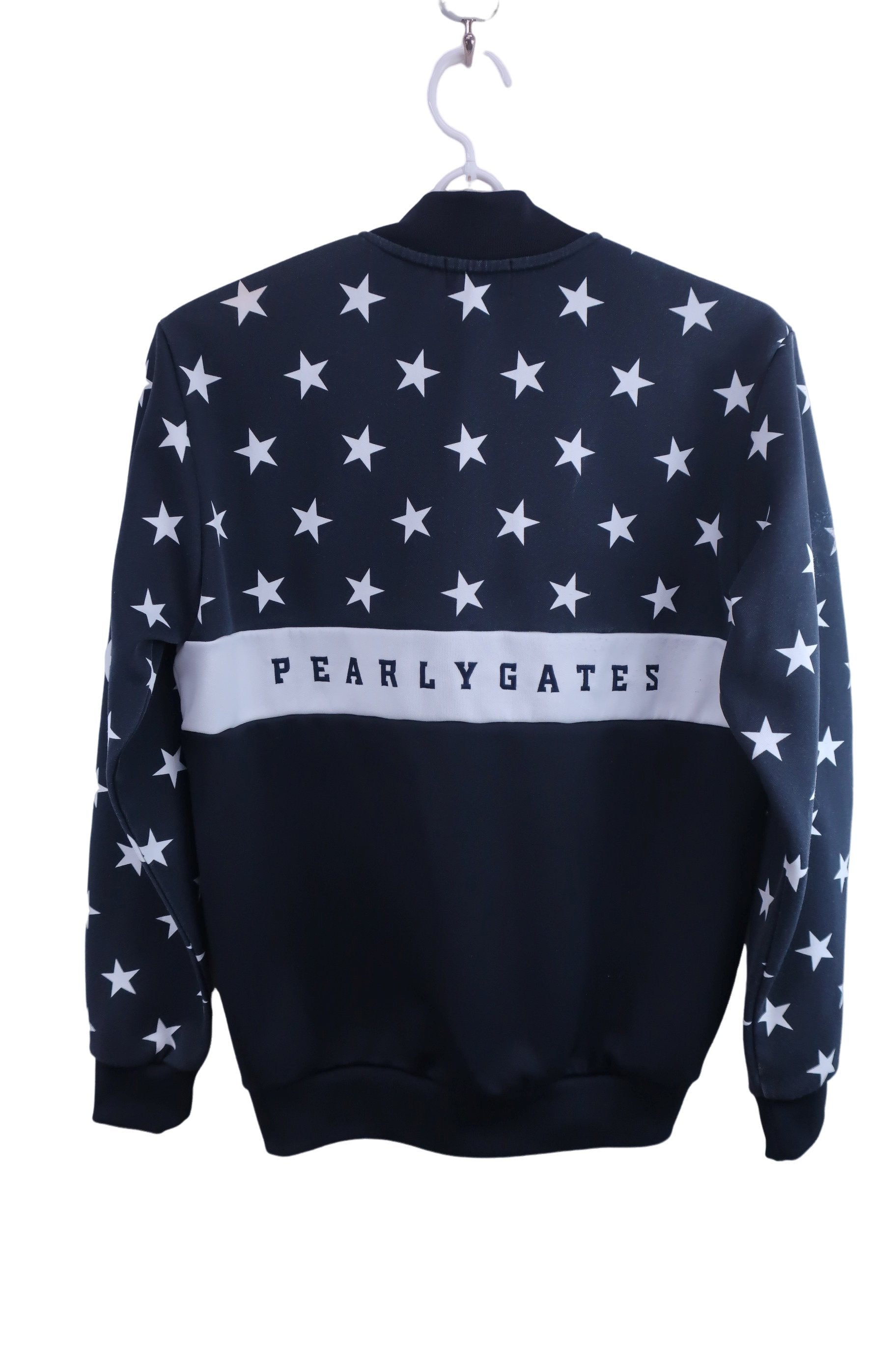 PEARLY GATES(パーリーゲイツ) ブルゾン ネイビー白星柄 メンズ 4 053
