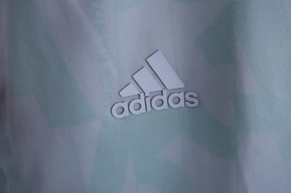 adidas(アディダス) ポロシャツ 白ミントグリーン メンズ XO A-2