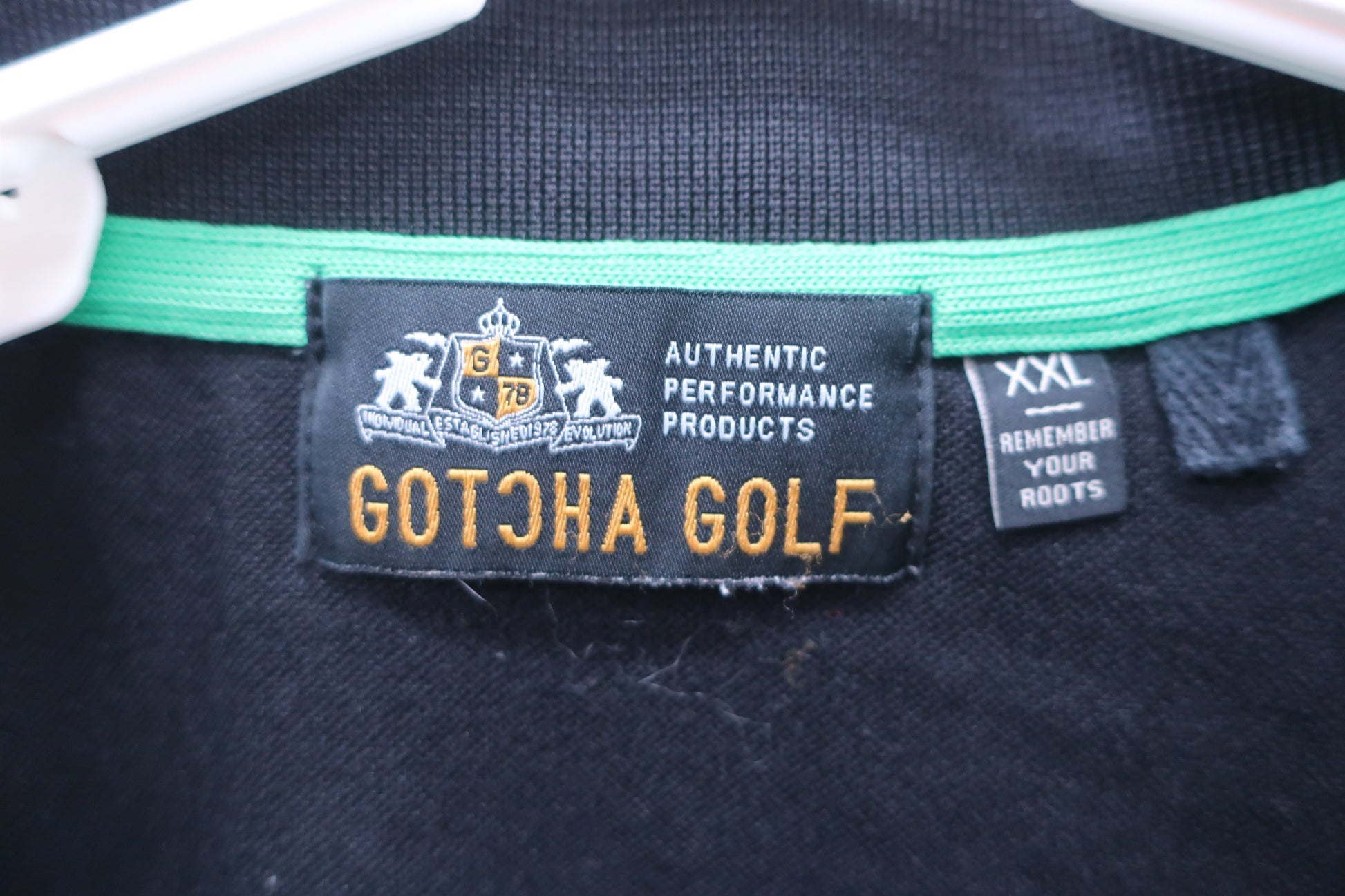 GOTCHA GOLF(ゴッチャゴルフ) ポロシャツ 黒 メンズ XXL A-2