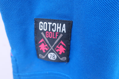 GOTCHA GOLF(ゴッチャゴルフ) ポロシャツ 青 メンズ XXL B-8