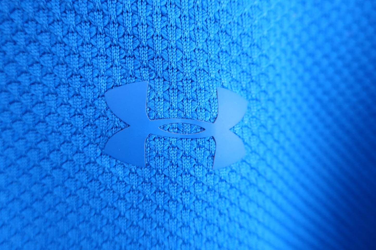 UNDER ARMOUR(アンダーアーマー) ハーフボタンシャツ 青 メンズ XL B-2