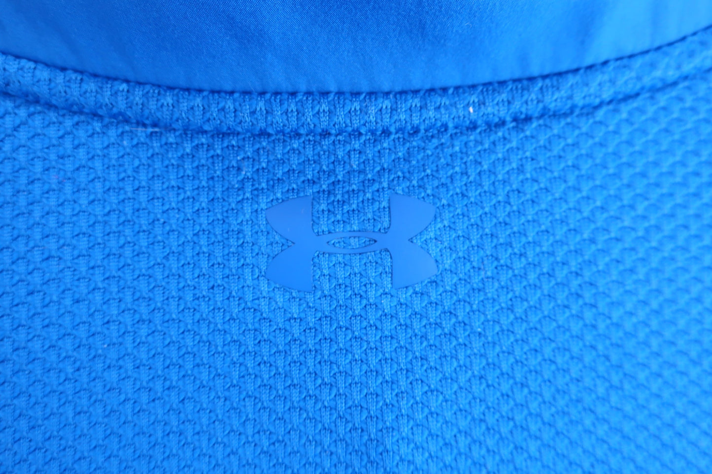 UNDER ARMOUR(アンダーアーマー) ハーフボタンシャツ 青 メンズ XL B-8