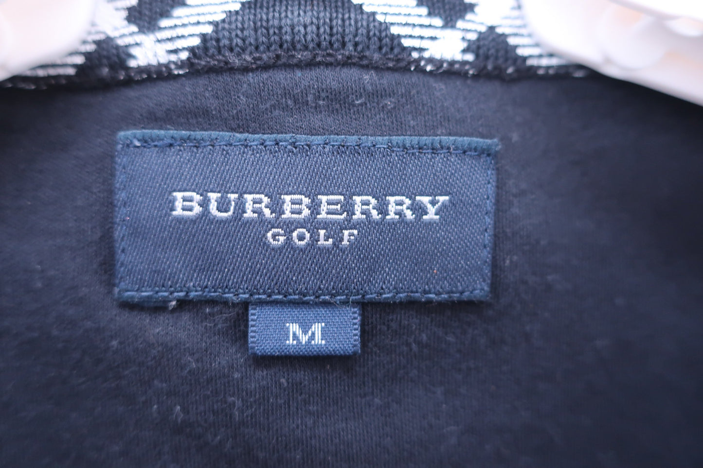 BURBERRY GOLF(バーバリーゴルフ) 長袖ポロシャツ 黒 レディース M B-4