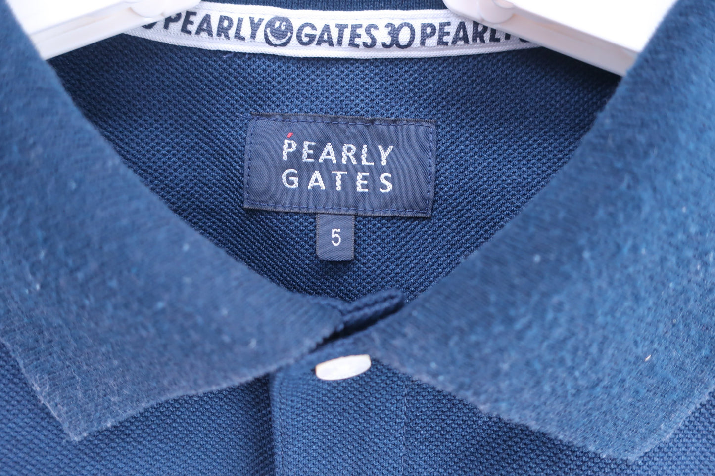 PEARLY GATES(パーリーゲイツ) ポロシャツ ネイビー メンズ 5 053-9260755 B-4