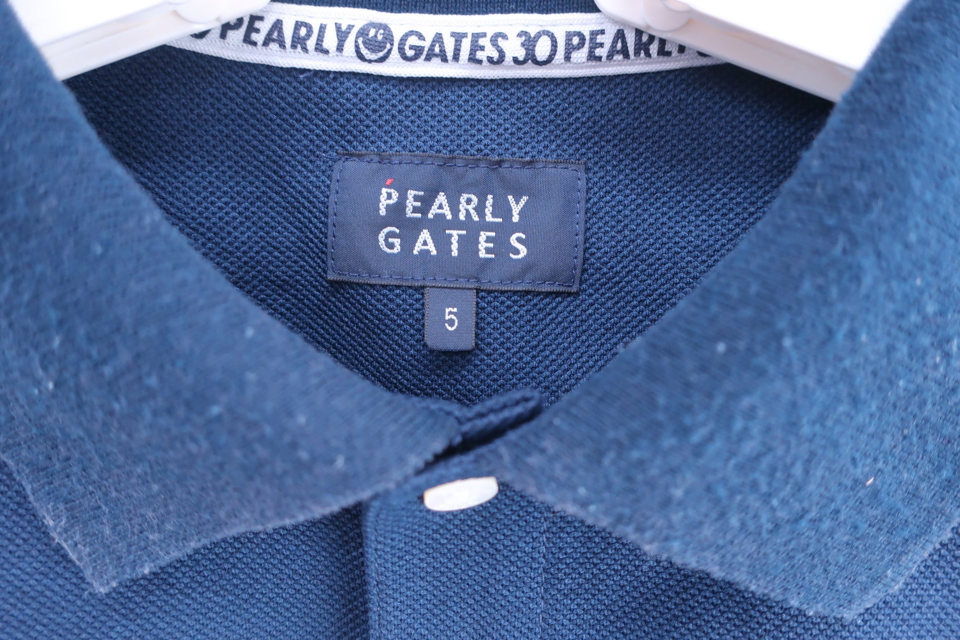 PEARLY GATES(パーリーゲイツ) ポロシャツ ネイビー メンズ 5 053-9260755 B-4
