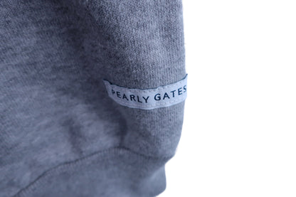 PEARLY GATES フルジップパーカー グレー メンズ 5 053-0162107 A-4