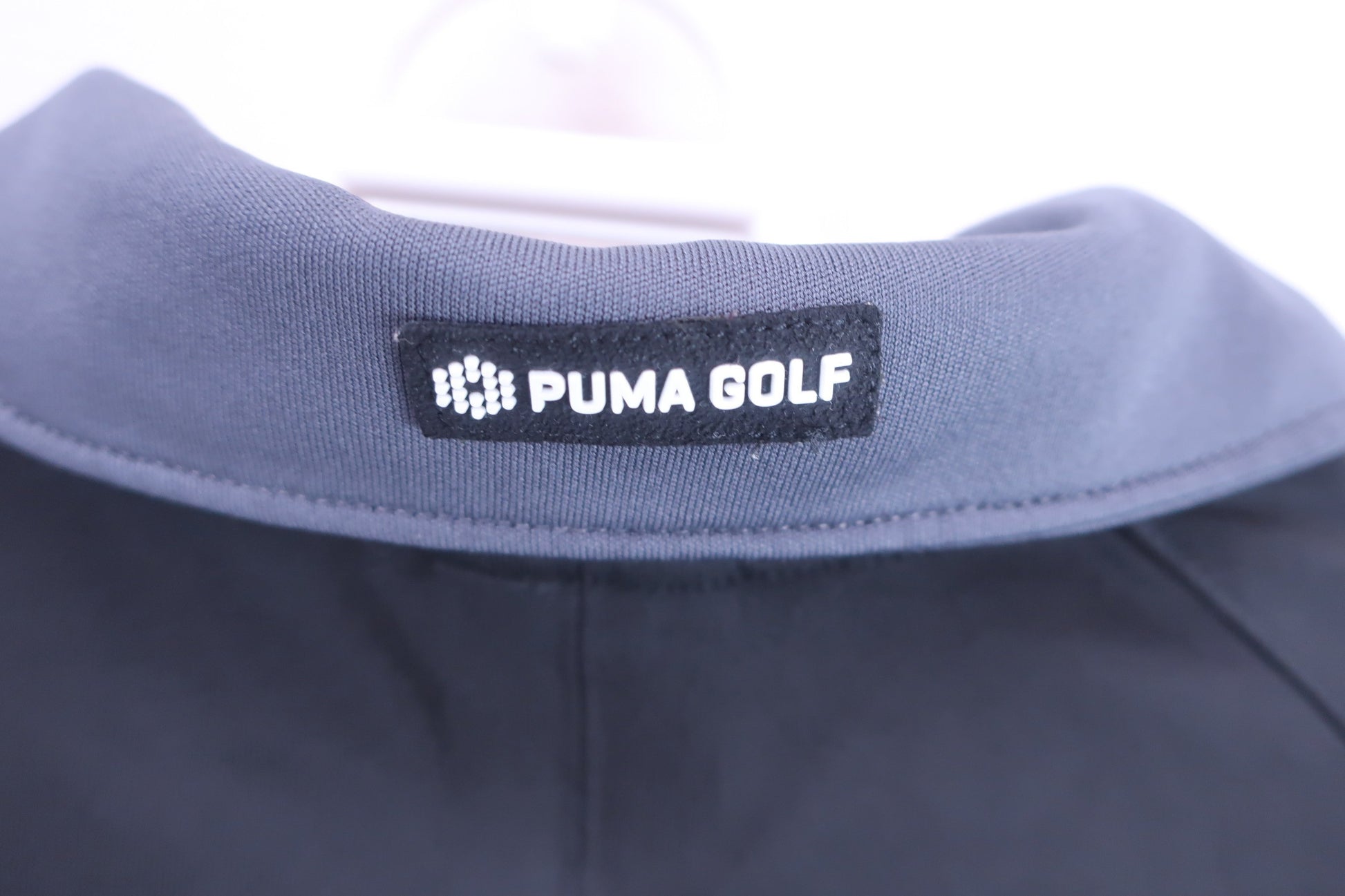 PUMA GOLF(プーマゴルフ) ポロシャツ 黒グレー メンズ US S A-5