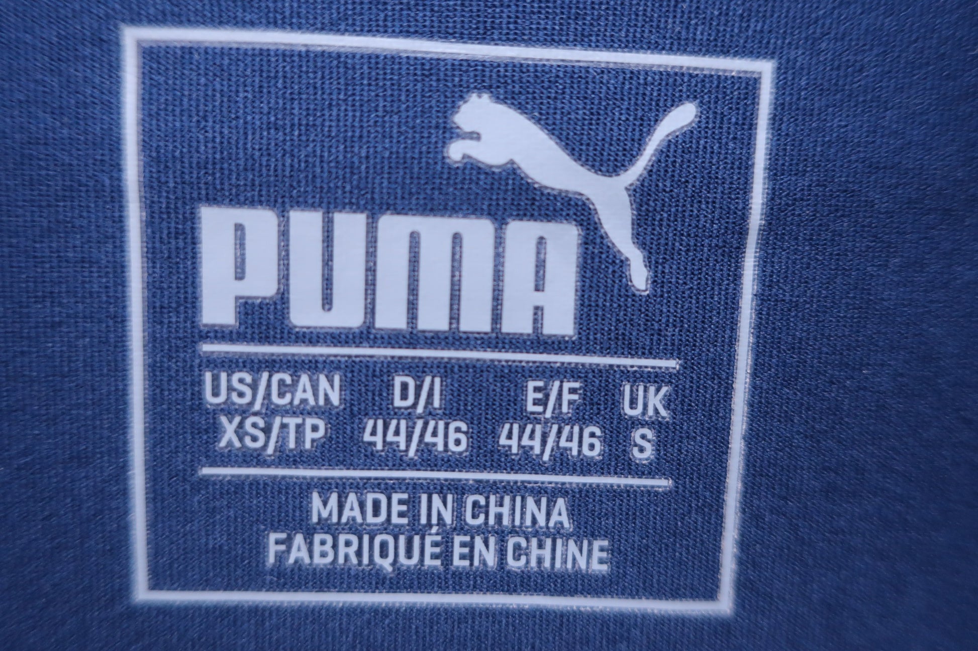 PUMA GOLF(プーマゴルフ) ポロシャツ ネイビー青赤ボーダー メンズ US XS A-3