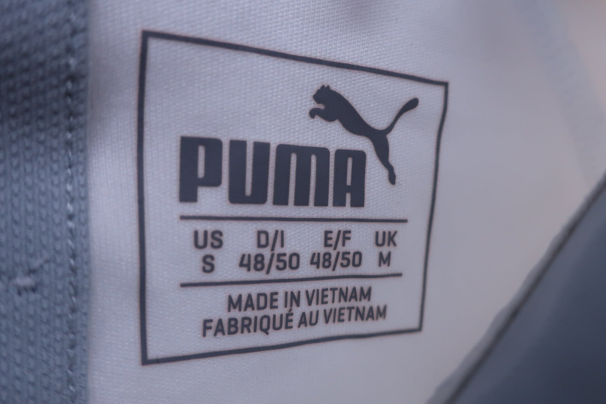 PUMA GOLF(プーマゴルフ) ポロシャツ 白 襟グレー メンズ US S A-3