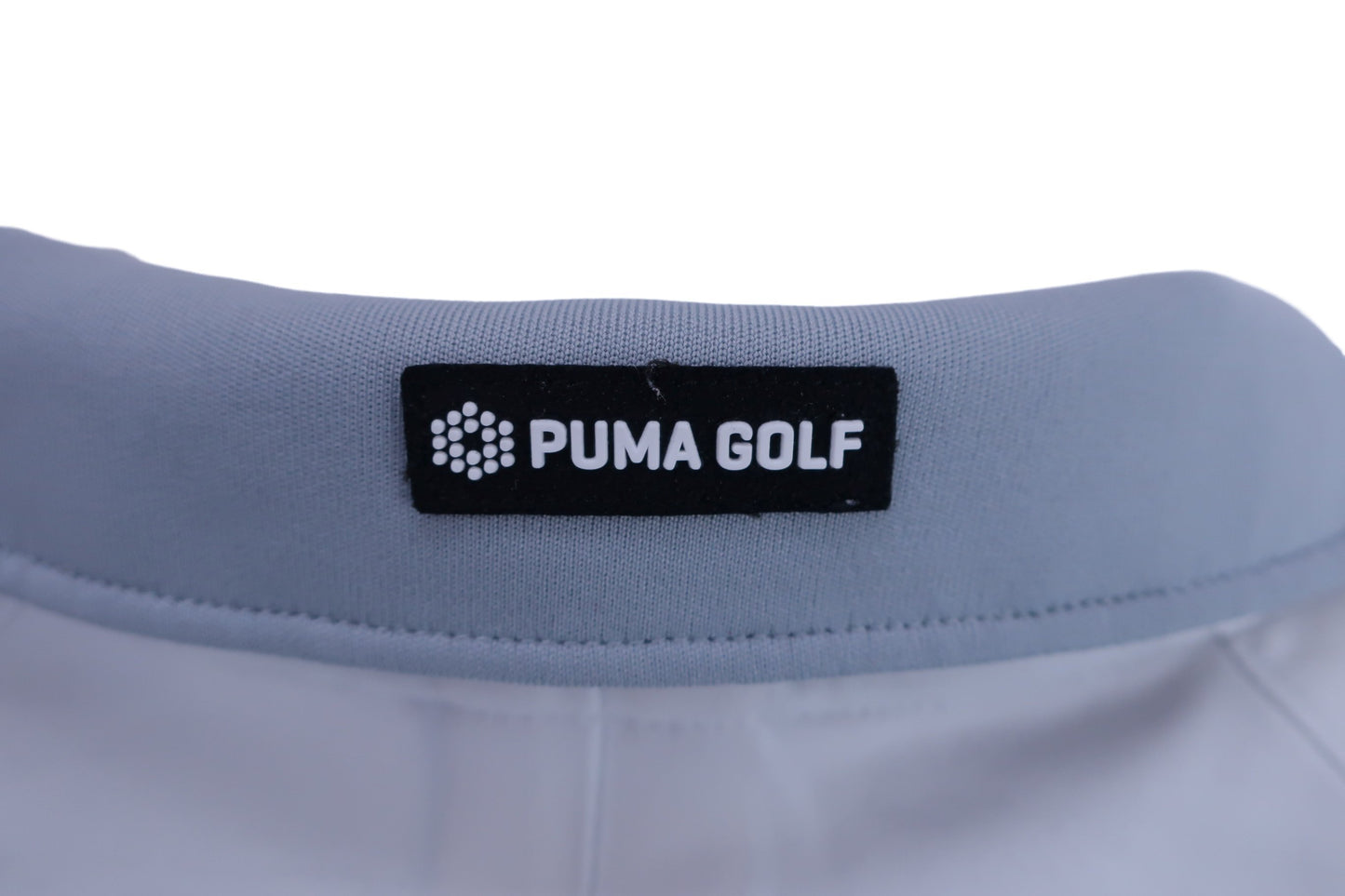 PUMA GOLF(プーマゴルフ) ポロシャツ 白 襟グレー メンズ US S A-5