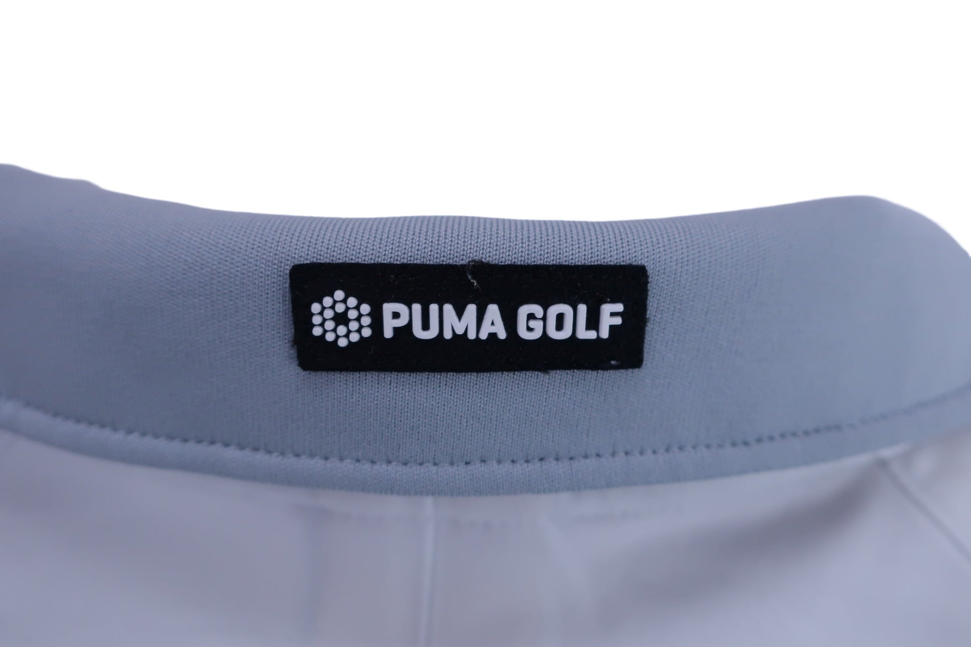 PUMA GOLF(プーマゴルフ) ポロシャツ 白 襟グレー メンズ US S A-5