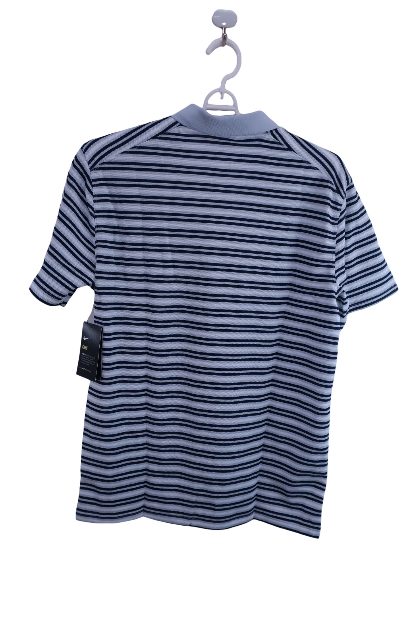 NIKE GOLF(ナイキゴルフ) ポロシャツ 水色黒ボーダー メンズ M BV0363-042 N-4