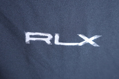RLX RALPH LAUREN(アールエルエックス) ポロシャツ 黒 メンズ M B-2