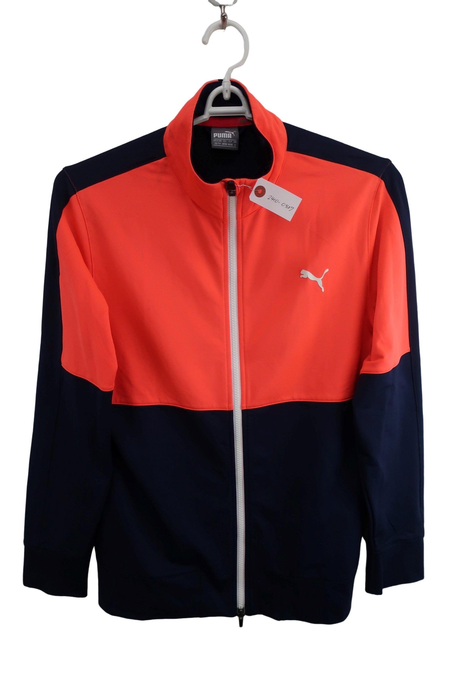 PUMA GOLF(プーマゴルフ) ジャージトップス オレンジネイビー メンズ US XS A-1