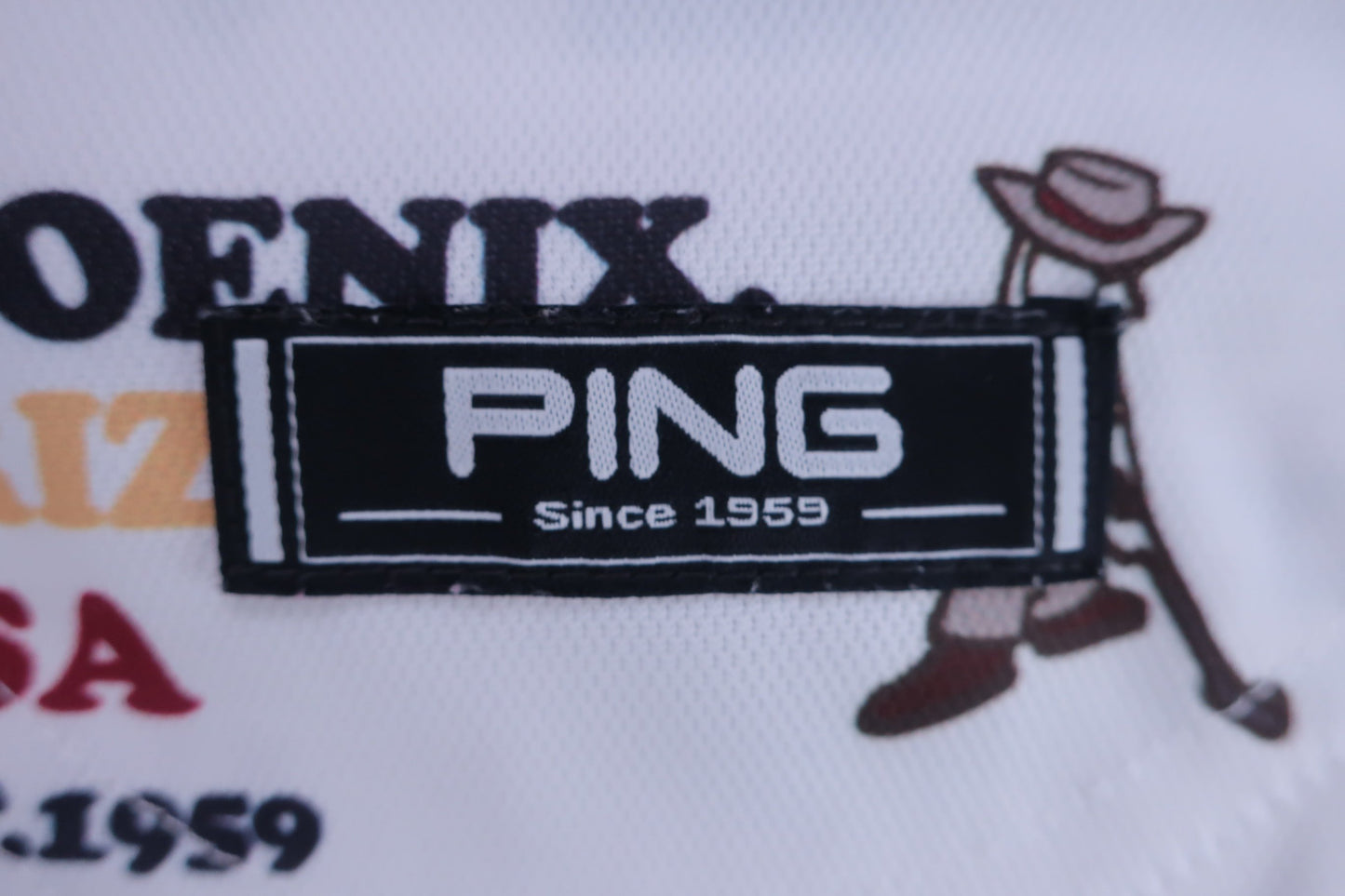 PING(ピン) ポロシャツ 白総柄 レディース M 622-3160306 A-7