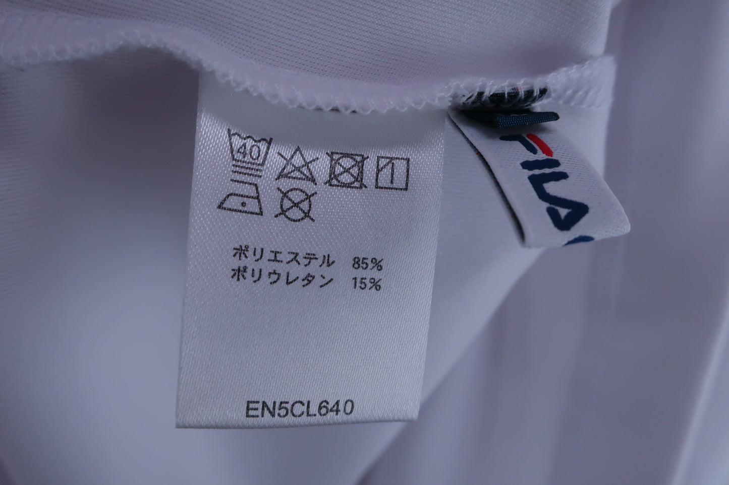 FILA GOLF(フィラゴルフ) ノースリーブモックネックシャツ 白 レディース L A-5