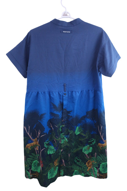PEARLY GATES(パーリーゲイツ) シャツワンピース ネイビー南国柄 レディース 1 A-3