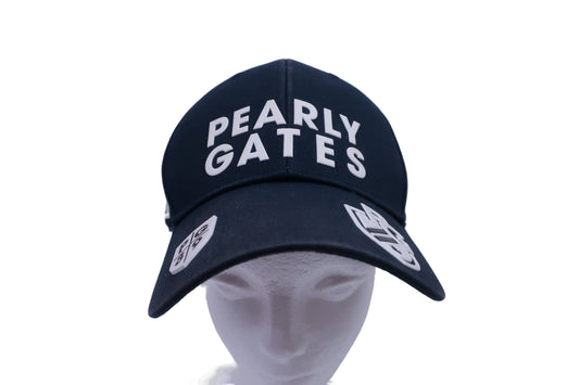 PEARLY GATES(パーリーゲイツ) キャップ ネイビー レディース フリーサイズ B-1