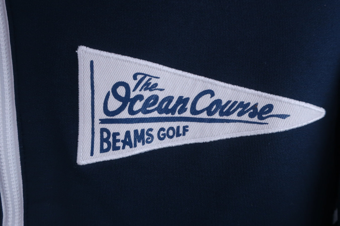 BEAMS GOLF(ビームスゴルフ) トラックジャケット ネイビー白 レディース M A-2