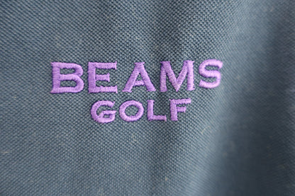 BEAMS GOLF(ビームスゴルフ) ノースリーブポロシャツ ネイビー レディース M B-2